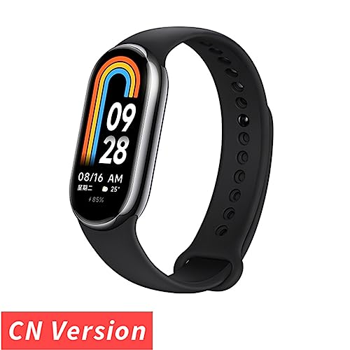 Kemite Smartband - Xiaomi Mi Band 8 Rastreador De Acvitidade Versão China - Preto