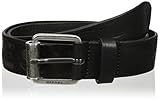 laserreflektor mond behandeltes Leder Diesel Herren B-Laserr Gürtel - Schwarz - 100