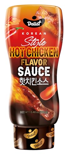 Delief Korean Style Hot Chicken Flavor Sauce, Spicy and Bold, 13.40oz (380g)