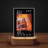 Transparent Gift Placa Personalizada Diseño Instagram Mediana 21x29 cm - Foto con Cuadro Transparente de Metacrilato - El Regalo Original para parejas, aniversario, bodas, novios y recuerdos.