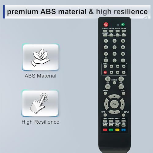 VINABTY Replacement Remote Control Applicable For Logik MATSUI TV M15DVDB19 M22DVDB19 M19DVDB19 M26DVDB19 L19DVDB10 LE19-A13BTCDG888 L24DVDB10 L24DVDB19 L22DVDB20 RC-SY023 - Image 4