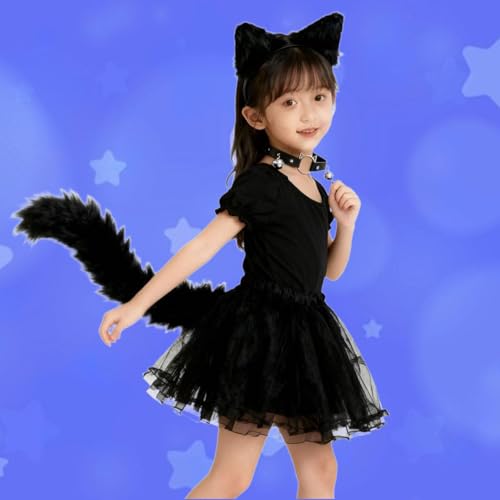 Gargantillas con Y Cola Larga Milageto: collar de Halloween, complemento de carnaval y disfraz 5