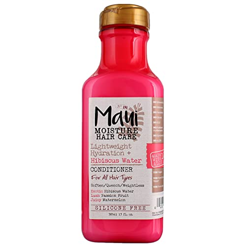 Maui Moisture Conditioner Hibiscus Water 13 Ounce (385ml) (2 Pack)