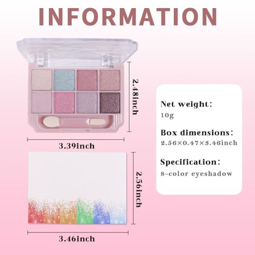 Image of SUAKE Nude Pink Eyeshadow Palette, Matte & Shimmer, High Pigmented 12 Colors Brown Purple Eye Shadow Primers for Eye Makeup, Korean Powder Palet de sombras de ojos (05-Aurora Candy)