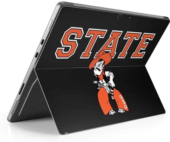 Skinit Decal Tablet Skin Compatible with Surface Pro 9 - Officially Licensed Oklahoma State University OSU Cowboys Orange Design