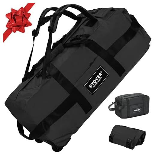 STOVER 100L Rolling Duffel Bag