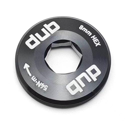 takewell Self-Extracting Crank Arm Cap M18/M30 for SRAM Dub, Black (White Letters)