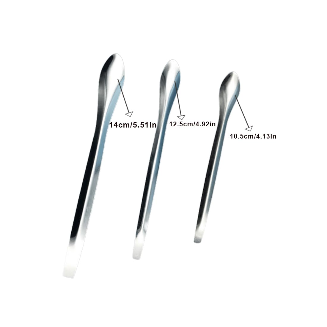 6 pièces en acier inoxydable micro scoop set capsule remplissage laboratoire échantillonnage ensemble pour poudre gel bouchon remplissage laboratoire médecine échantillonnage