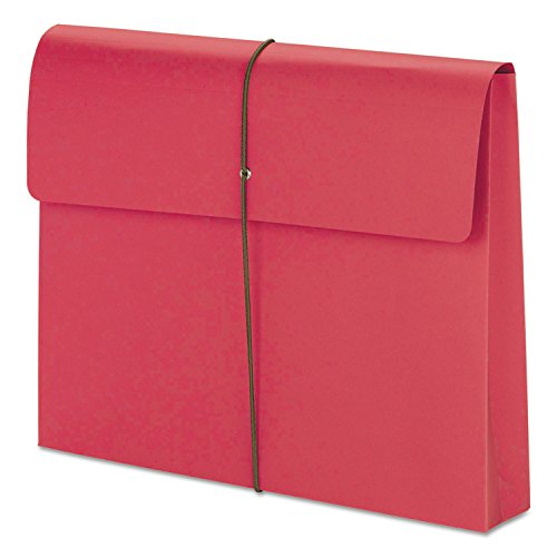 Cartera de archivo de 2 pulgadas con cuerda roja tamaño carta para organizar el despacho en casa