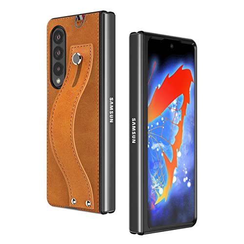 Housse en cuir véritable pour Samsung Z Fold 3 et 4 protection premium antichoc