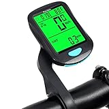 [Funciones multi-15] – Podrá hacer todo lo que necesita a través de este ordenador de bicicleta, como velocidad actual, velocidad media y máxima, cuentakilómetros totales, reloj de bicicleta, auto sleep & Wake up, adecuado para la mayoría de bicicletas y le ofrece la mayor cantidad de datos precisos