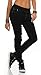 Produktbild Fashion4Young 5271 Damenjeans Hose Röhrenjeans Skinny Röhre Jeans Übergrössen Gr. 36-46 (S = 36, Schwarz)