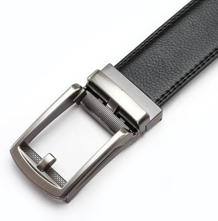 Men's Leather Belts Fashion Automatic Buckle Male Luxury