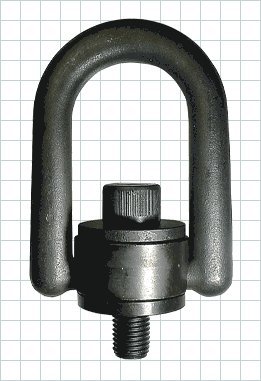 Carr Lane CL-1000-SHR-1 Swivel Hoist Ring – 1000 Lbs Load Rating, 180° Pivot, 360° Swivel