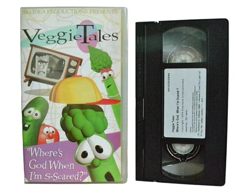 VeggieTales ~ Where's God When I'm Scared? [VHS] -  VHS Tape