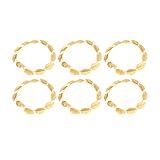 NUOBESTY 6pcs Golden Leaves Wreath Headband Greek Roman Laurel Leaf Bracelet Hair Hoop Party...