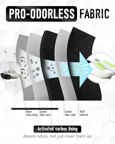 Smell Proof Shoe Bags for Travel-Soccer Cleat Bag Smell Proof with Active Carbon Fabric | Odor-Absorbing Water-Resistant Track Shoe bags for Sports Ideal for Gym,Spikes,Golf,Tennis,Baseball2