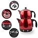 Produktbild Wasserkocher Retro 1850-2200 Watt Retro Edelstahl Füllmenge max.1,8 Liter automatische Abschaltung Rot