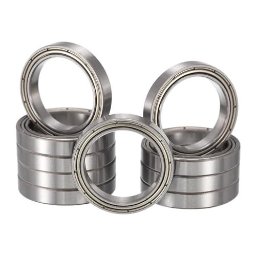 Image of HiPicco 6705ZZ Deep Groove Ball Bearings, ID 25mm x OD 32mm x Width 4mm, Double Metal Shielded Ball Bearing Chrome Steel Z2 10pcs