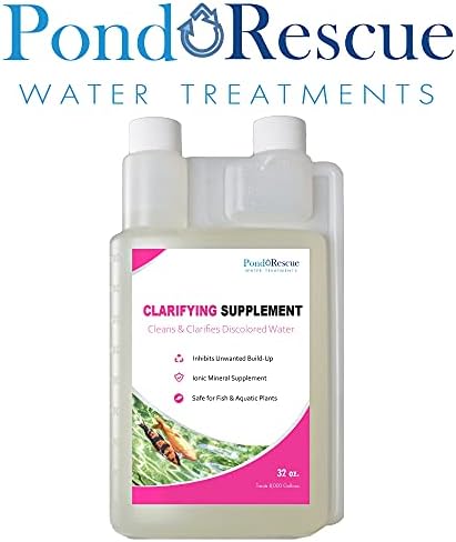 Anjon Mfg Rescue Water Treatment RCS32OZ - Clarifying Supplement 32 oz Treats 8,000 Gallons