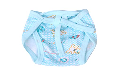 Image of Mom's Darling Cotton Nappies for new born baby 0-6 months (Pack of 6) | Cotton baby langot | Soft, washable & reusable cloth diaper for new born baby| New born baby products /essentials | Multicolor