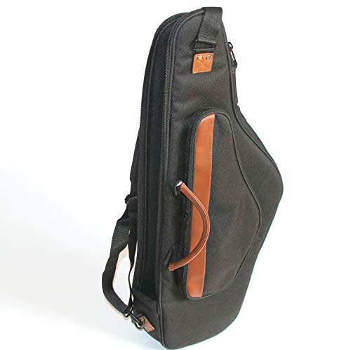 Tuyama Gigbag für Tenorsaxophon - Extra stabil und gut gepolstert - Mit abnehmbaren Rucksackgurten sowie zusätzlichem Schutzstreifen auf der Trichterseite (Tenorsaxophon)