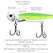 WAGHAVEN Hard Artificial Baits Metal Fishing Lures with Soft Swimbaits Fishing Spinner Lures for Bass Walleyes Trout Crappie