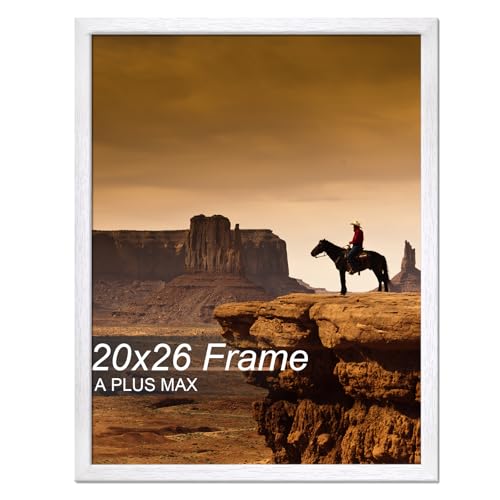 A PLUS MAX 20x26 Picture Frame White Light Weight Wall Mount