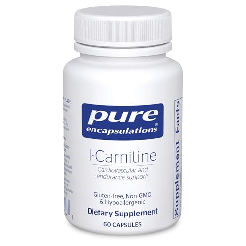 Pure Encapsulations L-Carnitine | Hypoallergenic Supplement for Cardiovascular and Endurance Support* | 60 Capsules