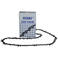 Chaîne De Tronçonneuse OZAKI 3/8 LP - 50 Maillons - Jauge 1,1 Mm - Pour Remplacement - Longueur 35 Cm