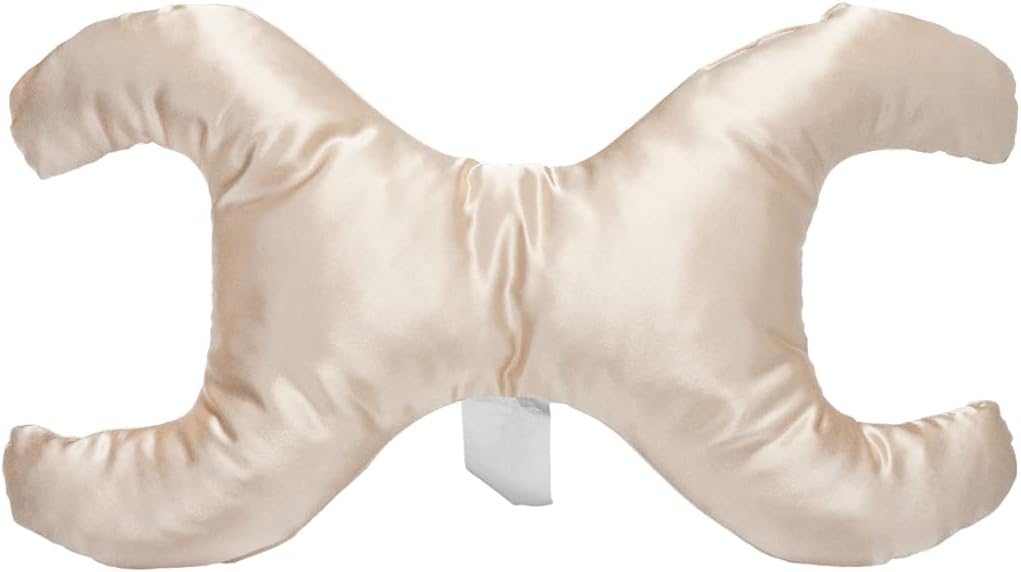 Save My Face Satin Champagne Pillowette - La Petite - ' Just the pillow' Made in USA
