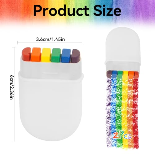 Pride Face Paint Sticks & Crayons - Vibrant Rainbow Colors, Long Lasting & Smudge-Resistant - Festival Makeup for Pride & LGBTQ+ Parties-2-Pack