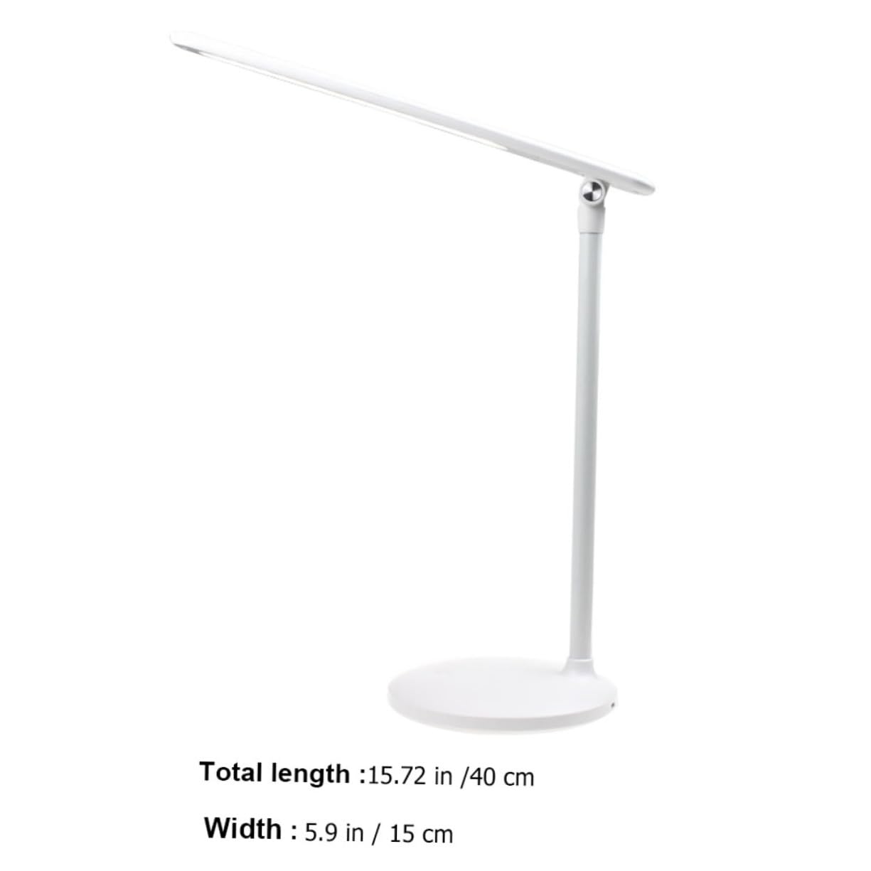 Lámpara de escritorio LED plegable, luz de lectura recargable para estudiantes, oficina en casa, estilo moderno, ideal para estudio y dormitorio