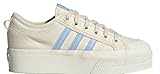 off white vulcanized stockx Sneakers platform donna adidas Originals Sneaker da donna Nizza Platform, Wonder White/Blue Dawn/Off White, 11 Women/11 Men