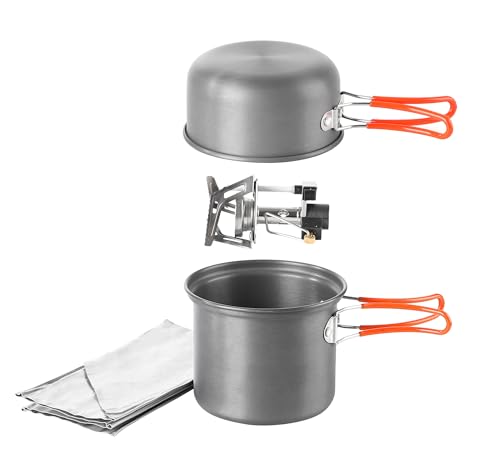 Fire-Maple Camping Pot Bowl Foldable Backpacking Solo Cooking Set - Image 5