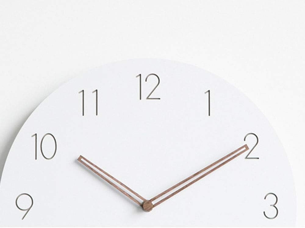 Wall Clock Nordic Watches Clock Creative Modern Minimalist Living Room European-Style Wall Clock Bedroom Home Mute 29CM * 29CM