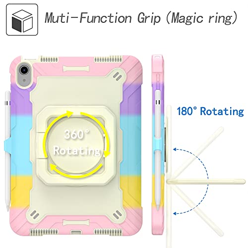 Funda para tablet táctil Dteck con soporte multiángulo y protección activa 7