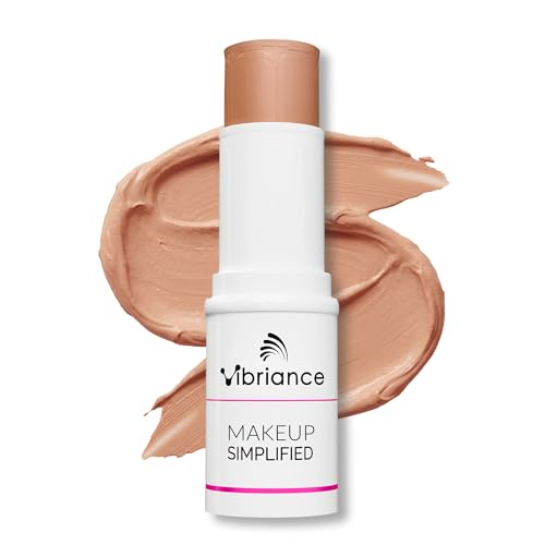 Vibriance Complexion Sticks - Foundation for Mature Skin - Sheer, Buildable Coverage Face Makeup Foundation for Older Women - 3-in-1 Base, Contour, Concealer - Warm Medium