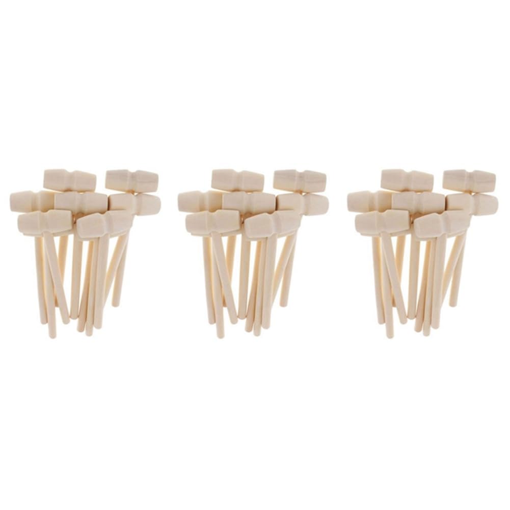Mini maillet en bois de hêtre naturel et robuste pour la découpe des crustacés à table