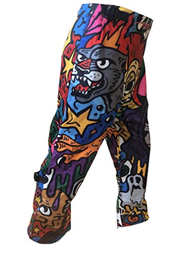 Fang Inline Roller Hockey Pants Adult Senior (Graffiti, Medium)
