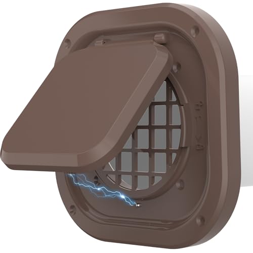 Houseluxe Dryer Vent Cover Outside 4 inch