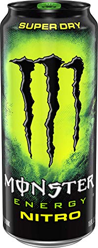 Monster Energy Nitro Super Dry Maximum Strength Drink 16, 384 Fl Oz | Pack of 24
