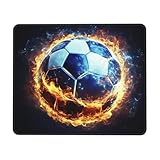Bougez et glissez sans effort : le tapis de souris cool en forme de ballon de football avec revêtement lisse offre un mouvement précis de la souris et une précision précise, résistance à l'abrasion, sans boulochage, agréable au toucher. Le design unique est non seulement facile à utiliser, mais aussi pour décorer votre bureau et montrer votre style personnel.