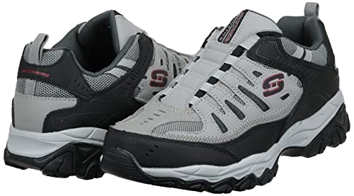 Skechers Sport Men's Afterburn M. Fit Wonted Loafer,Gray/Black,9.5 M Us #TOP7