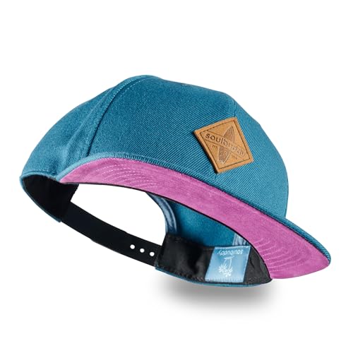 Soulbuddy Kappe Herren Cap Damen – Cap Herren – Basecap Herren – Baseball Caps für Herren – Caps Männer – Mütze Herren – Urlaub Must Haves – One Size – Unisex – Petrol-Lila