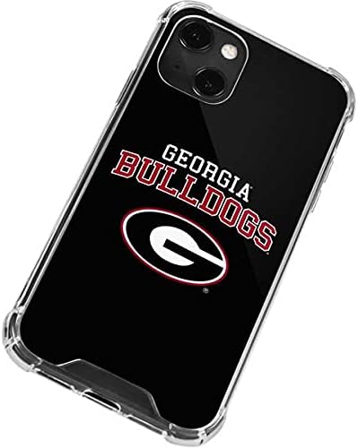 Skinit Clear Phone Case Compatible with iPhone 13 Mini - Officially Licensed University of Georgia Bulldogs Design