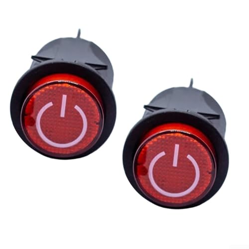 Interruptor de arranque de coche eléctrico para niños, interruptor de encendido de 2 unids para niños, piezas de coche de juguete eléctrico