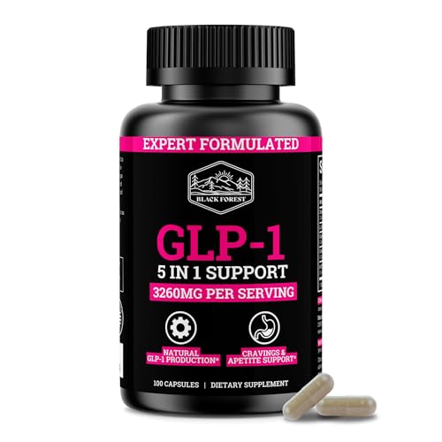 GLP-1 Supplement Support (GLP-1 Supplement Women) GLP Activate with GLP-1 Probiotic & Green Tea Extract (5 in 1 GLP-1 Booster) 3260mg Per Serving (1 Month Supply) For Metabolism Support