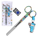 Ph Pro Heat Verbandschere Pflege für krankenschwester- Medizinische Schere aus Edelstahl - Erste Hilfe Schere mit Gravur – Verbandsschere Stumpfe Spitze Mehrfarbig.