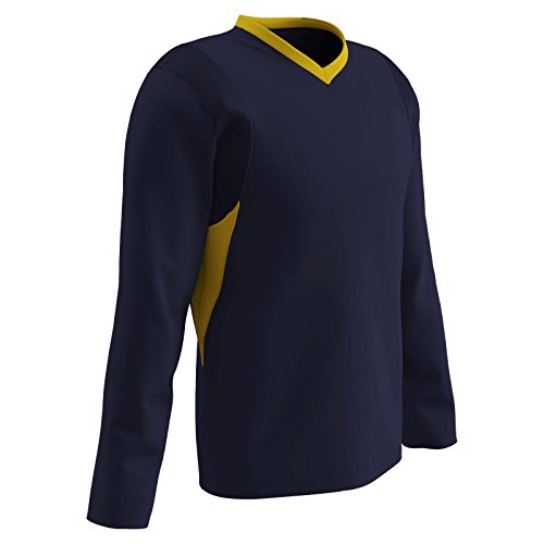 Chemise en polyester Champro Key Shooter jersey bleu marine S avec tissu respirant durable